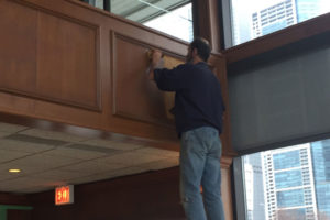 Alan Karzen Restoration - Commercial Wood Restoration - Lobby Restoration